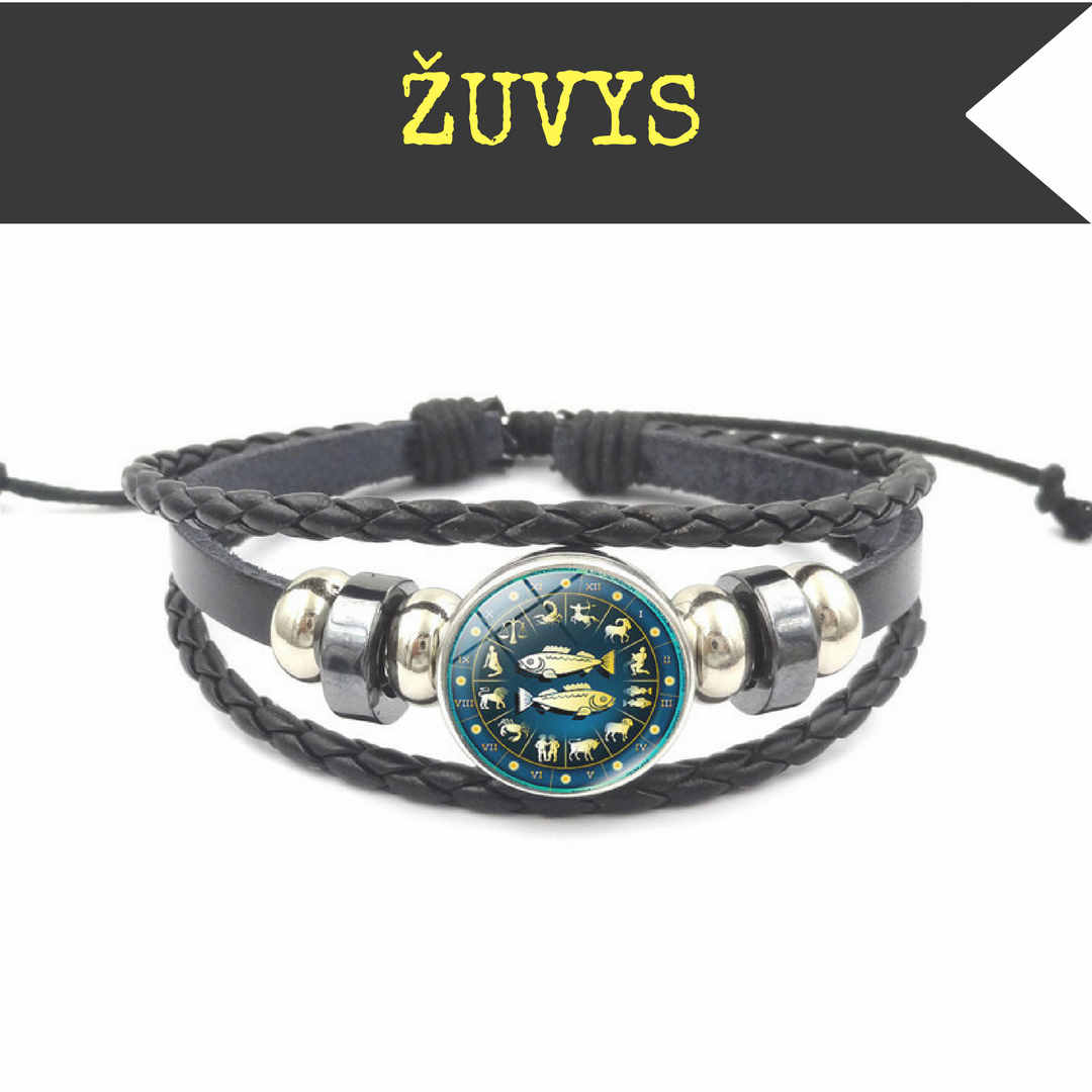 12 Zodiako Ženklų Apyrankė | Vieningumas 12 Zodiako Ženklų Apyrankė